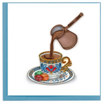 Quilling Card Turkish Coffee Quilled Card