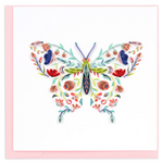 Quilling Card Floral Butterfly Quilled Card