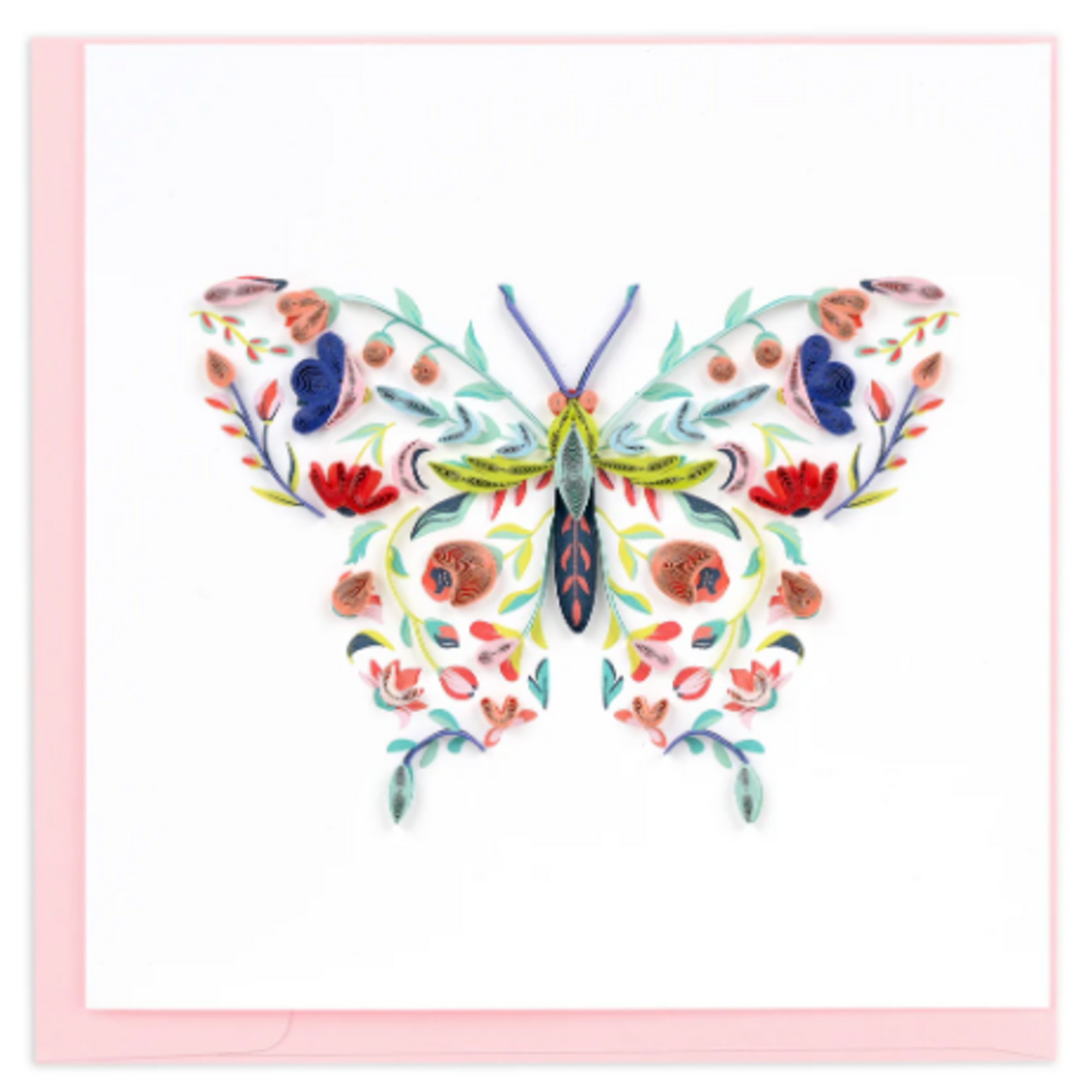 Quilling Card Floral Butterfly Quilled Card