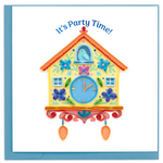 Quilling Card Cuckoo Clock Quilled Card