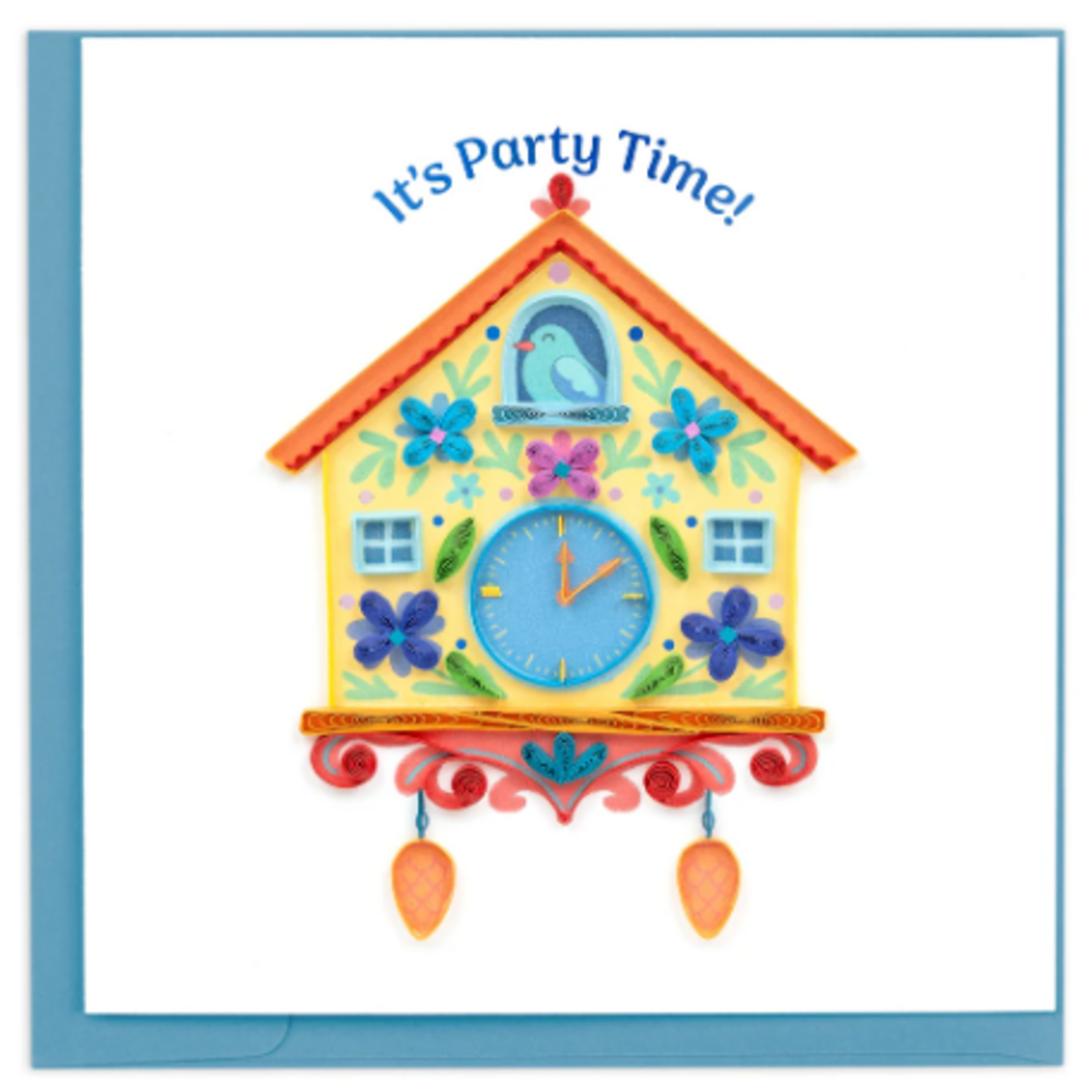 Quilling Card Cuckoo Clock Quilled Card