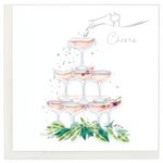 Quilling Card Champagne Tower Quilled Card