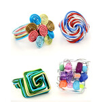 Minga Imports Aluminum Ring-Assorted