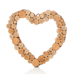 Serrv Heart Wreath--Takip Wood