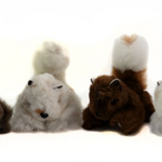 Minga Imports Alpaca Fur Plush 7" Squirrel