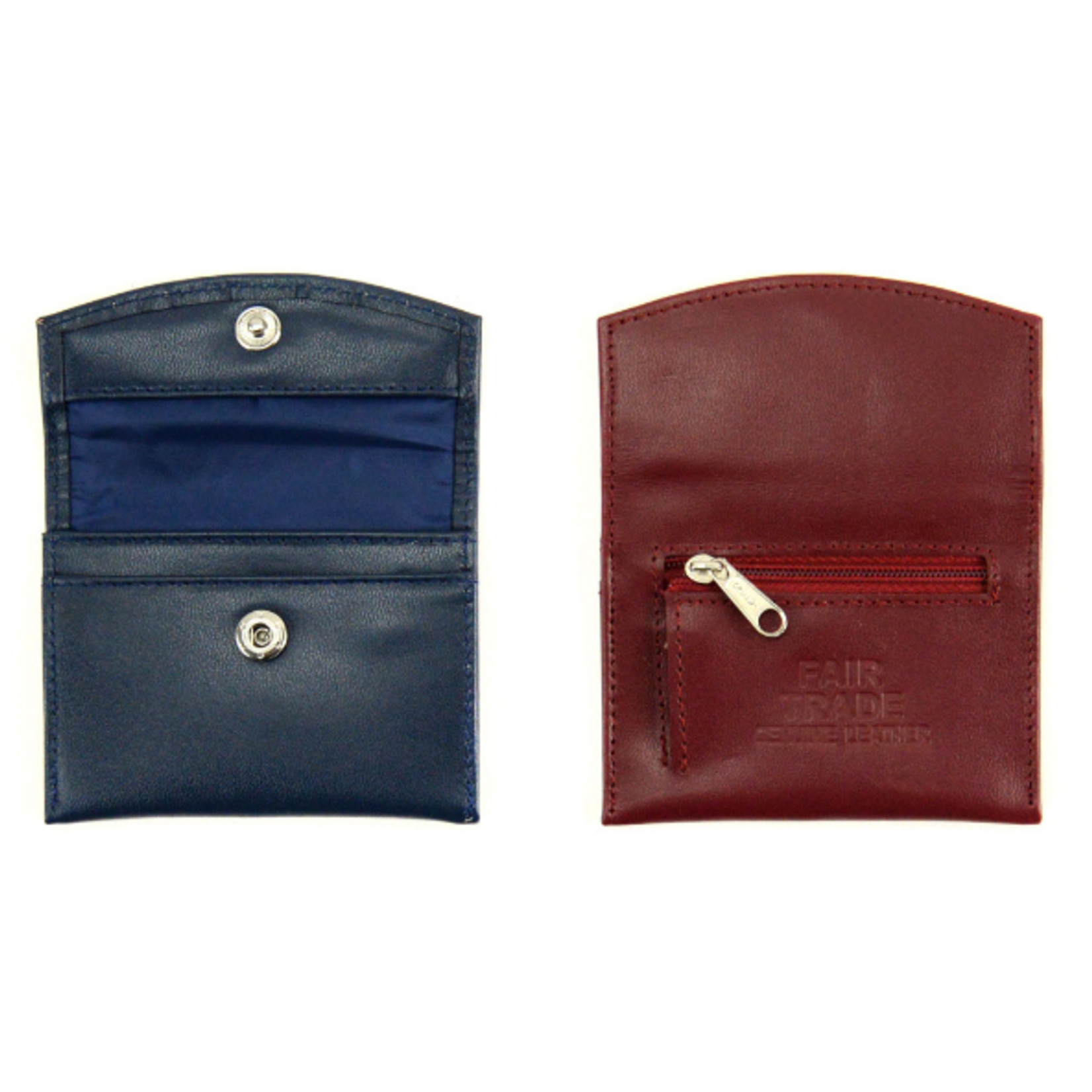 Minga Imports Leather ID Coin Purse