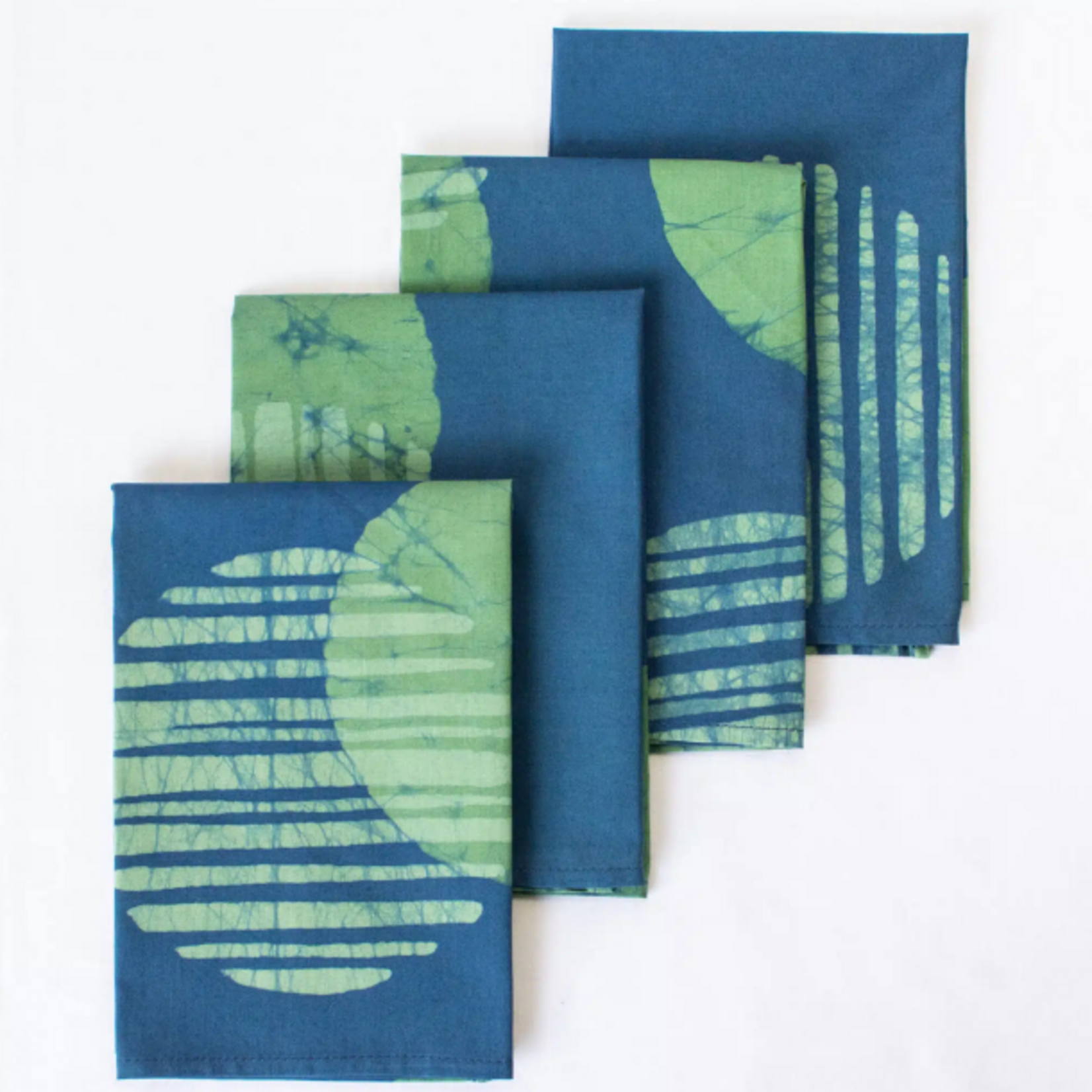 Global Mamas Napkin: Eclipse-Green-Organic-Individual