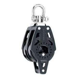 Harken 40mm Carbo Double Block with Becket and Swivel