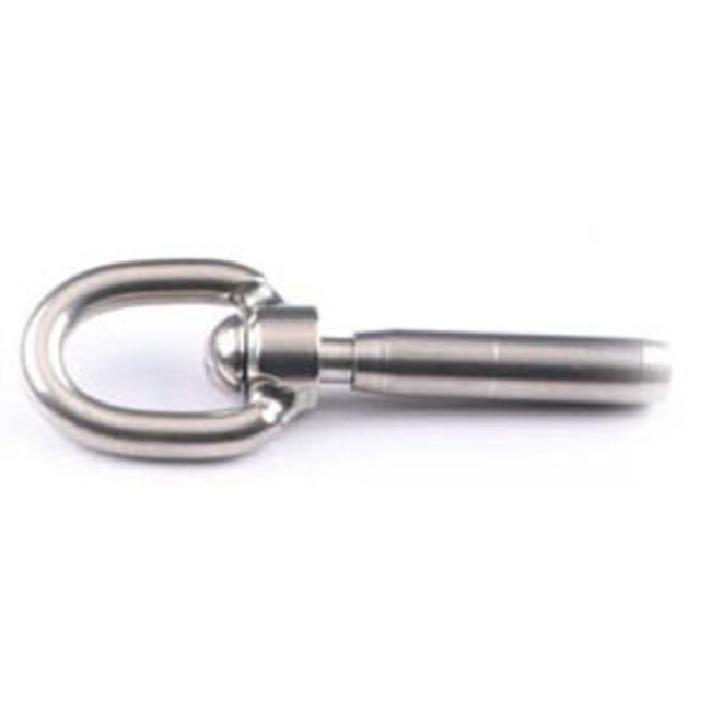 Johnson Hardware Swivel Gate Eye Single 3/16 Wire