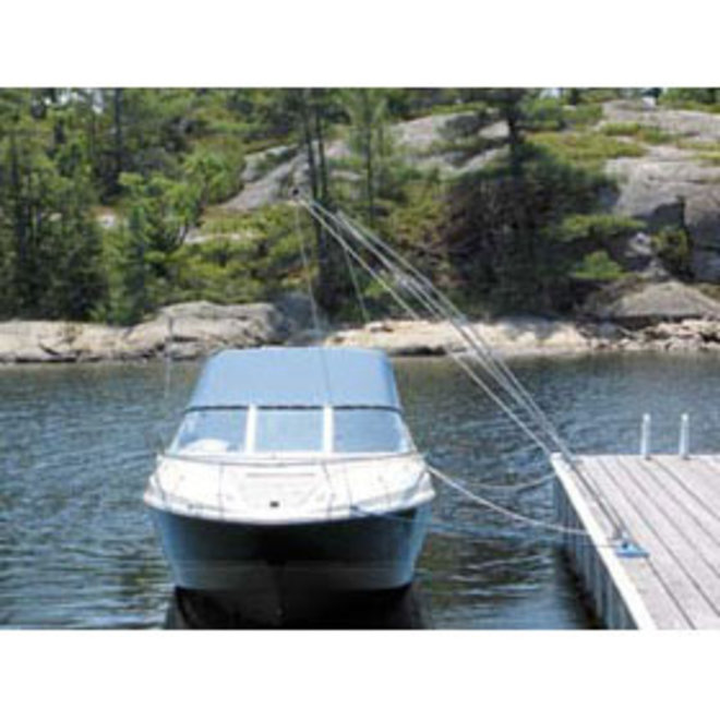 Dock Edge Mooring Whip 8ft 2500lb 8-18ft Boats