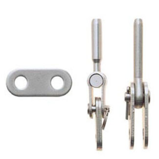 Johnson Hardware Adapter Link Plate 5/8" 1-5/8" Long 5900lb SWL