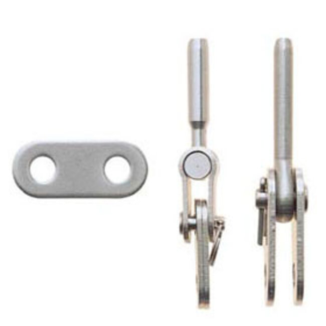 Johnson Hardware Adapter Link Plate 5/8" 1-5/8" Long 5900lb SWL