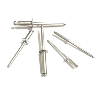 Rivet Stainless 3/16 x 1/4 to 3/8 Grip