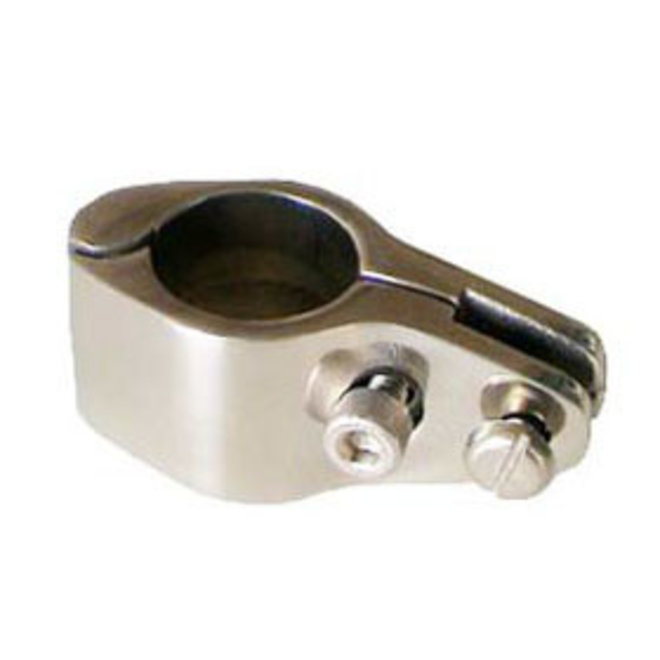 Jaw Slide Hinged 7/8in Stainless Rail Fitting