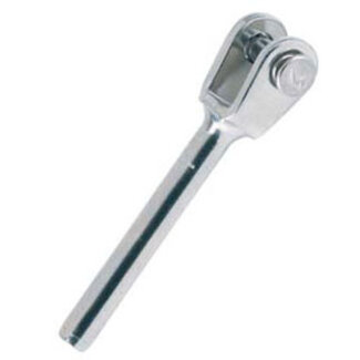 Blue Wave Fork Terminal 1/4 wire 7/16 pin