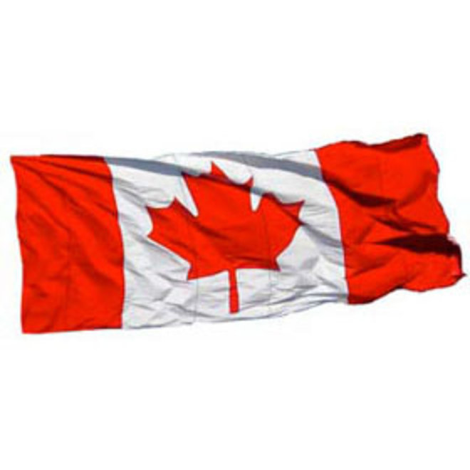 Canadian Flag 9" x 18"