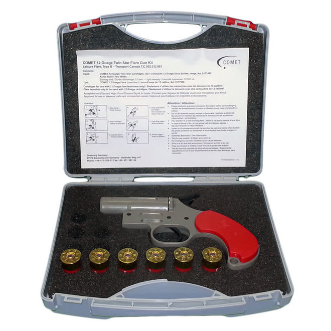 Flare Kit - Twin Star | Type B with Gun in case 6pk