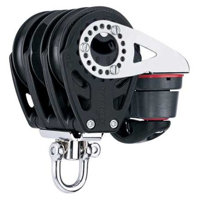 Harken 57mm Carbo Triple Block with  Swivel and Cam