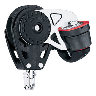 Harken 57mm Carbo Ratchamatic Block with Cleat