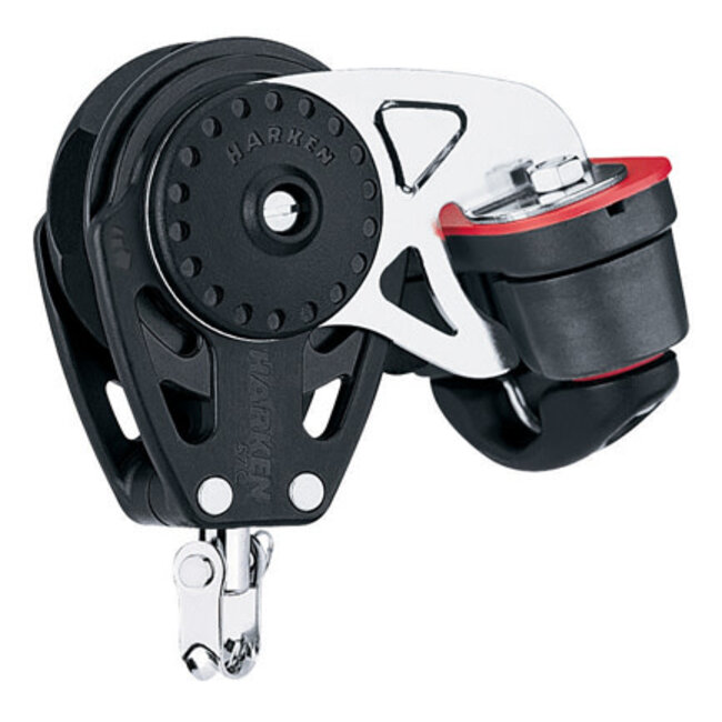 Harken 57mm Carbo Ratchamatic Block with Cleat