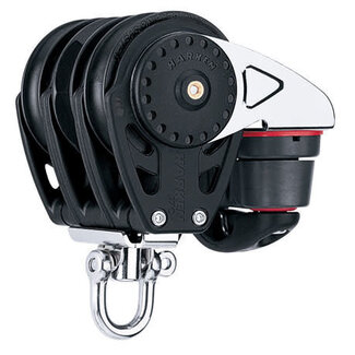 Harken 57mm Carbo Ratchamatic Triple Block with Cleat
