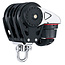 Harken 57mm Carbo Ratchamatic Triple Block with Cleat