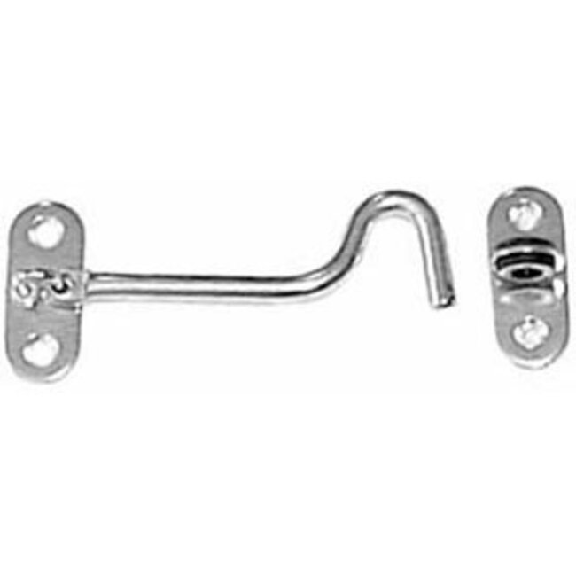 Victory Cabin Door Hook Stainless 2-1/2" w Rubber Bushing
