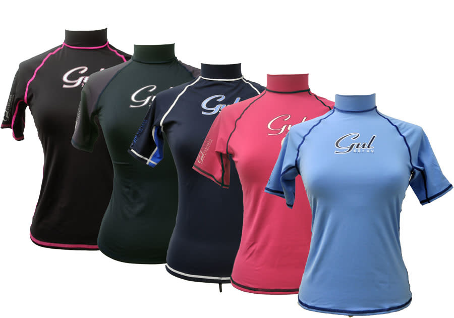 Gul Swami Womens Short Sleeve Rash Guard - Fogh Marine Store | Sail ...