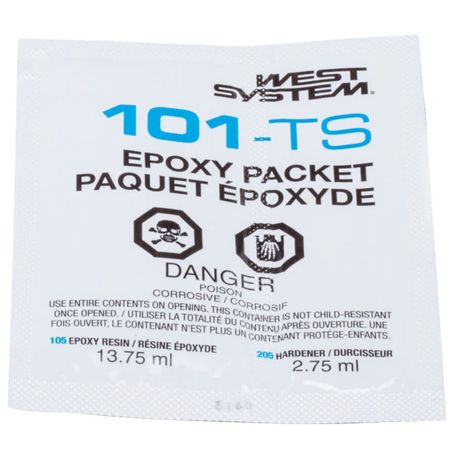 West Systems Epoxy Repair Packet 101, Single