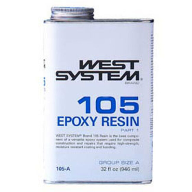 West Systems Epoxy West System Epoxy Resin 105 A-size quart 946ml