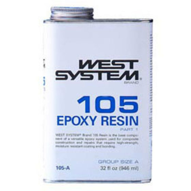 West System Epoxy Resin 105 A-size quart 946ml