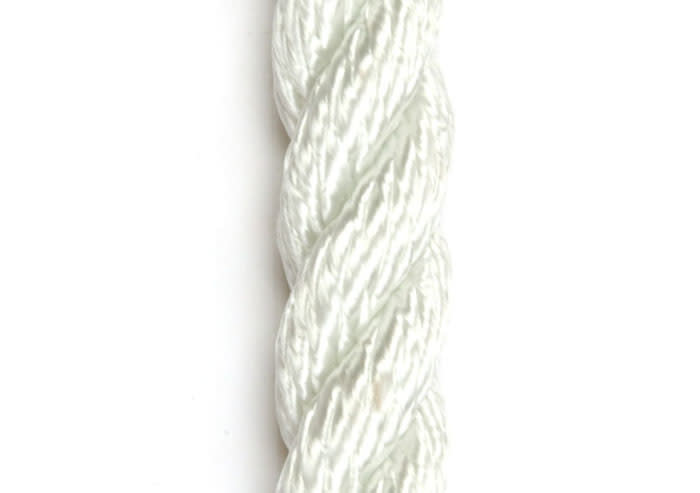 Nylon 3-Strand Twist 1-1/4 Anchor Rope WHITE