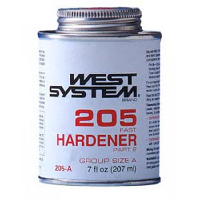 West Systems Epoxy West System Hardener 205 A-Size Fast Cure 207ml