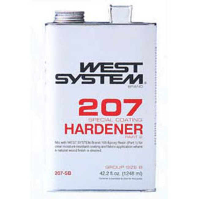 West Systems Epoxy West System Hardener 207 SB-Size Special Clear 1.25L