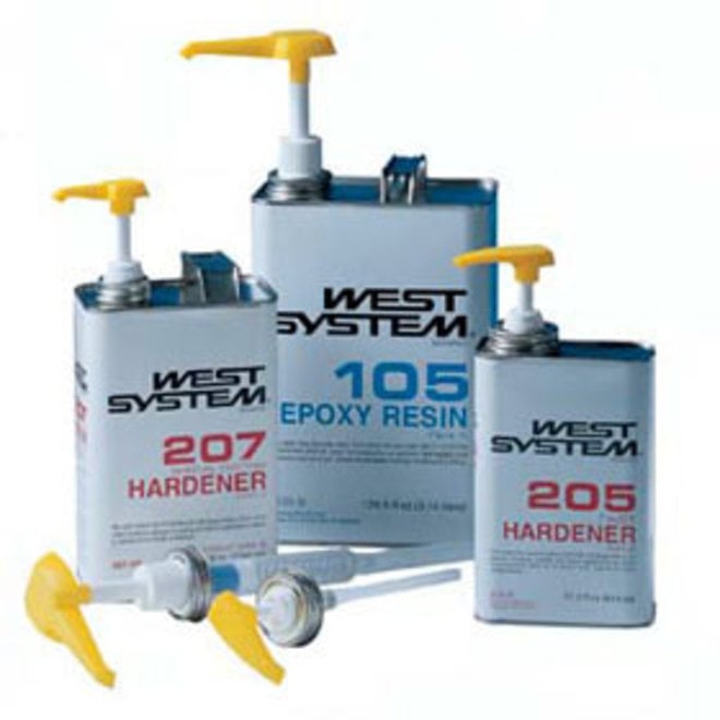 West Systems Epoxy West Mini Pump Set A B C Size - Fogh Marine Store | Sail SUP