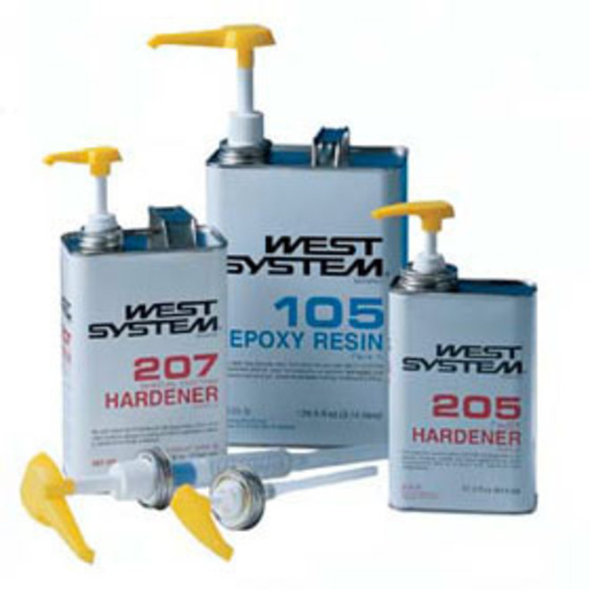 West System Mini Pump Set A B or C Size Containers