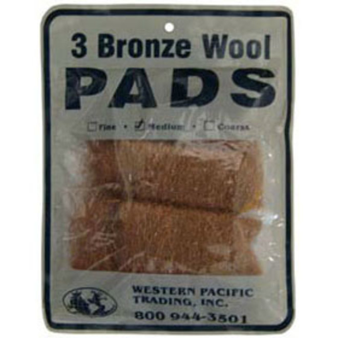 Fine Bronze Wool 3/pk