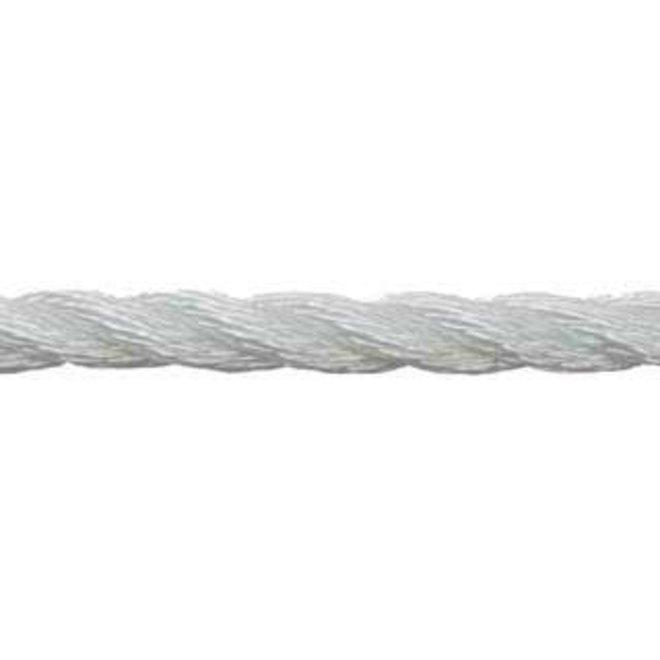 Nylon 3-Strand Twist 3/8 Anchor Rope WHITE