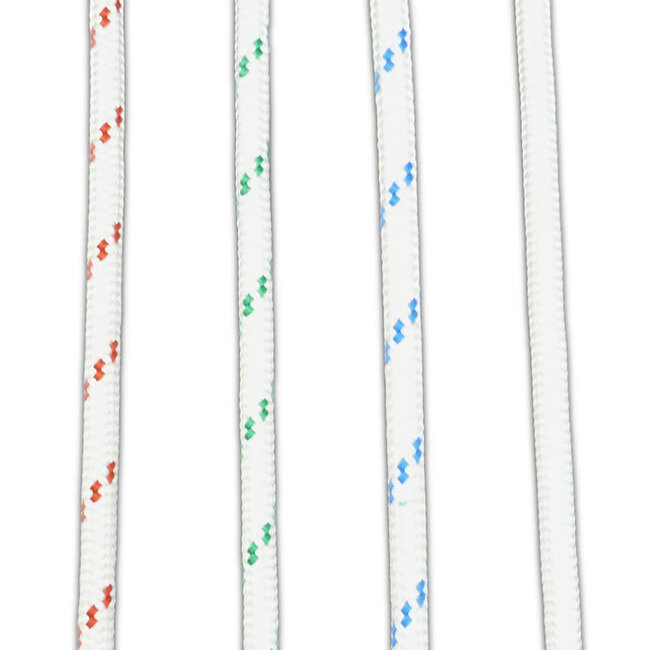 Novabraid 5/16 SLS Yacht Braid Rope White w Tracer