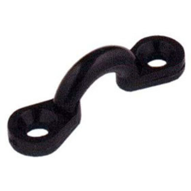 Eyestrap 3/16 Black Nylon 1/4 Eye 1-5/8 Spacing