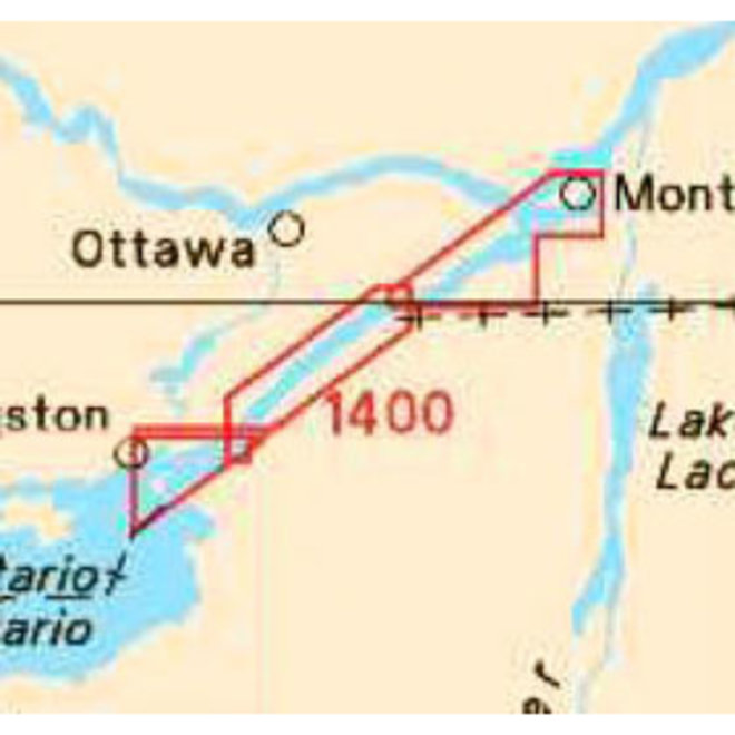 St Lawrence Seaway Montral to Lake Ontario Chart