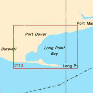 Canadian Hydrographic Serv Chart 2110 Long Point Bay