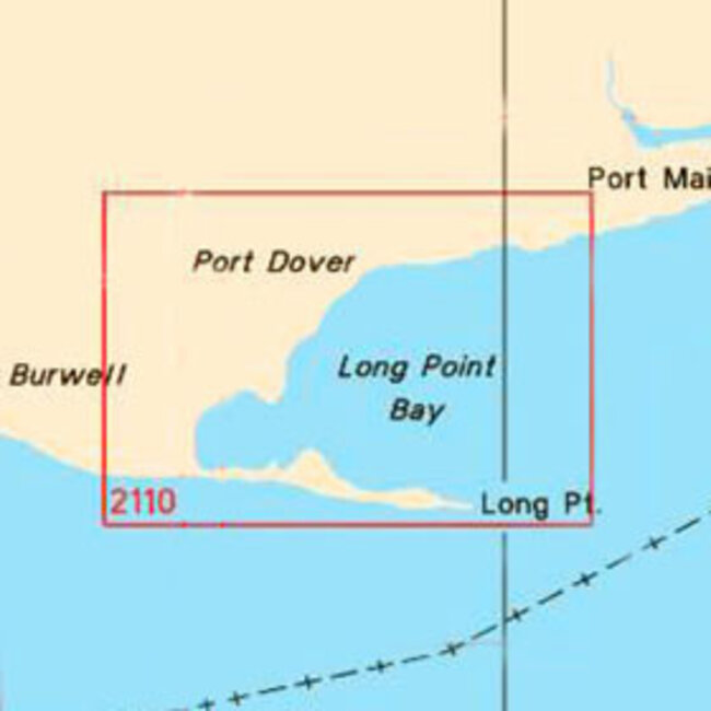 Canadian Hydrographic Serv Chart 2110 Long Point Bay