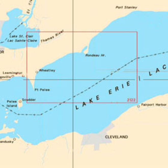 Pointe aux Pins to Port Pelee Chart