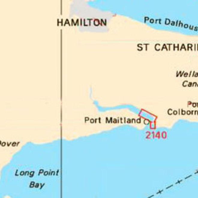 Chart 2140 Port Maitland to Dunnville