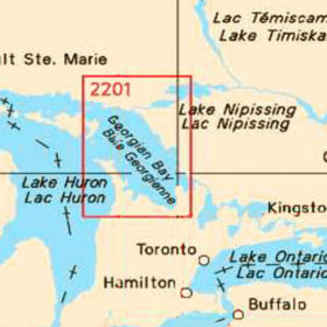 Chart 2201 Georgian Bay