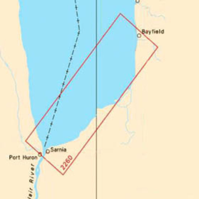 Chart 2260 Sarnia to Bayfield