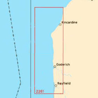 Canadian Hydrographic Serv Chart 2261 Bayfield to Douglas Point