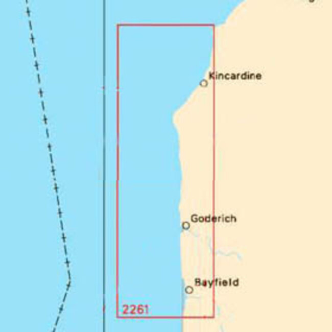 Canadian Hydrographic Serv Chart 2261 Bayfield to Douglas Point