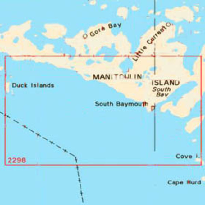 Chart 2298 Cove Island to Duck Islands